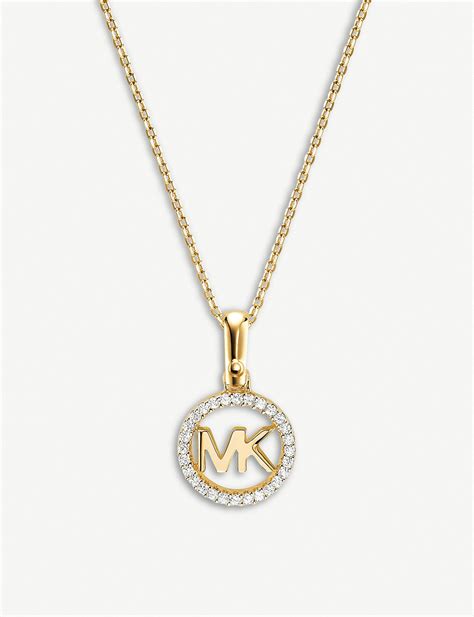 michael kors gold horn necklace|Michael Kors necklace sale.